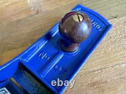 Vintage Record No. 07 Jointer Plane Made in England Blue Japanning Woodworking
