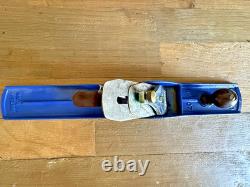 Vintage Record No. 07 Jointer Plane Made in England Blue Japanning Woodworking
