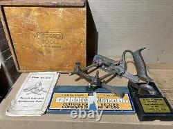 Vintage Record No. 50 Combination Plane Compete & In Original Box Good Cond