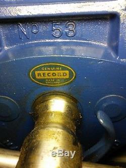 Vintage Record No 53 Quick Release Woodworking Vise Near Perfect Condition