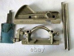 Vintage Record Plough Plane 043 Very Good original 3 Cutters Box Depth Stop