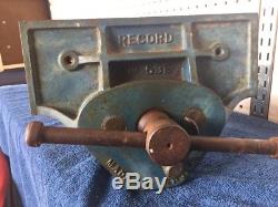 Vintage Record Wood Working Vise No. 53E