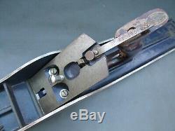 Vintage Record no 07 SS stay set jointer plane old woodworking tool