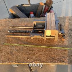 Vintage Richards Wilcox 10 Quick Release Wood Vise Woodworking Cast iron Vice