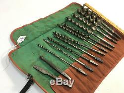 Vintage Roll Auger Drill Bit Ridgway 240 Jennings Patern Woodworking Tools Brace