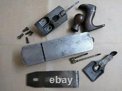 Vintage STANLEY BEDROCK No. 604 1/2 Wide Smoothing Plane Woodworking Tool