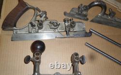 Vintage STANLEY Hand Combination Wood Plane No 45 Woodworking Tool Made in USA