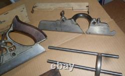 Vintage STANLEY Hand Combination Wood Plane No 45 Woodworking Tool Made in USA