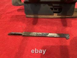 Vintage Screw Arm Wood Plow Plane C. W. Apps/ I. Sorby Hand Woodworking Tool