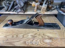 Vintage Siegley No 6 Corrugated Sole Wood Plane Good Condition Sharp