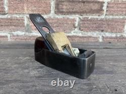 Vintage Smoothing Infill Plane Woodworking Atkin & Sons Old Tool