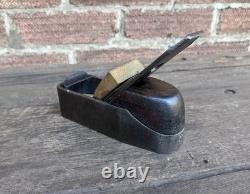 Vintage Smoothing Infill Plane Woodworking Atkin & Sons Old Tool