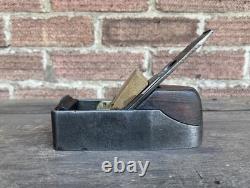 Vintage Smoothing Infill Plane Woodworking Atkin & Sons Old Tool