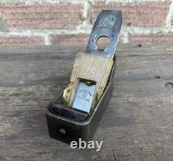 Vintage Smoothing Infill Plane Woodworking Atkin & Sons Old Tool