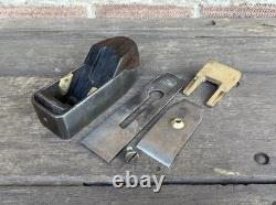 Vintage Smoothing Infill Plane Woodworking Atkin & Sons Old Tool