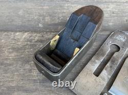 Vintage Smoothing Infill Plane Woodworking Atkin & Sons Old Tool