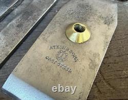 Vintage Smoothing Infill Plane Woodworking Atkin & Sons Old Tool