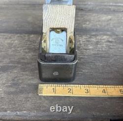 Vintage Smoothing Infill Plane Woodworking Atkin & Sons Old Tool