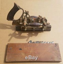 Vintage Stanley 55 Combination Wood Plane with BLADES, woodworking tool