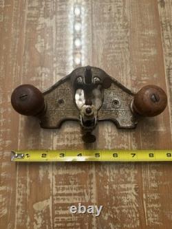 Vintage Stanley 71 Router Plane Made In USA With Depth Gauge Tool Woodworking