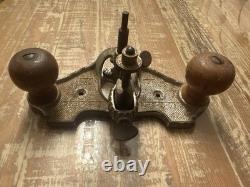 Vintage Stanley 71 Router Plane Made In USA With Depth Gauge Tool Woodworking