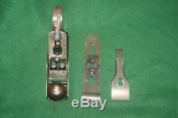 Vintage Stanley Bailey No 2 Type 8 1899-1902 Smooth Woodworking Plane Inv#RC02