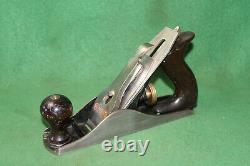 Vintage Stanley Bailey No 3 Type 16 1933-41 Smooth Woodworking Plane Inv#CK03