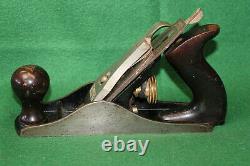 Vintage Stanley Bailey No 3 Type 17 Ca 1942-45 Smooth Woodworking Plane Inv#HC30