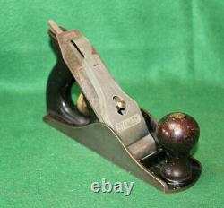 Vintage Stanley Bailey No 3 Type 17 Ca 1942-45 Smooth Woodworking Plane Inv#HC30