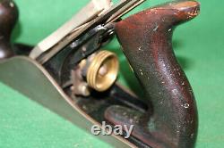 Vintage Stanley Bailey No 3 Type 17 Ca 1942-45 Smooth Woodworking Plane Inv#HC30