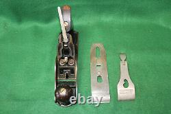 Vintage Stanley Bailey No 3 Type 17 Ca 1942-45 Smooth Woodworking Plane Inv#HC30