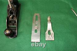 Vintage Stanley Bailey No 3 Type 17 Ca 1942-45 Smooth Woodworking Plane Inv#HC30