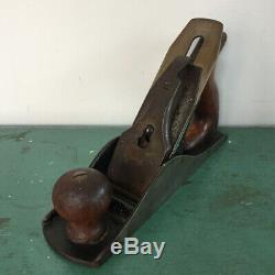 Vintage Stanley Bailey No 4 Type 3 Plane Antique Woodworking Planer Tool 1872