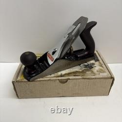 Vintage Stanley Bailey No 4 Wood Working Plane With Box Excellent Condition