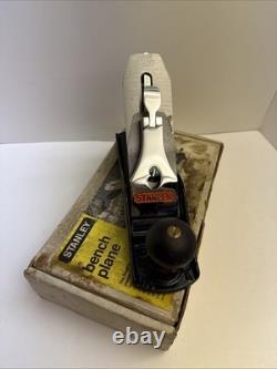 Vintage Stanley Bailey No 4 Wood Working Plane With Box Excellent Condition