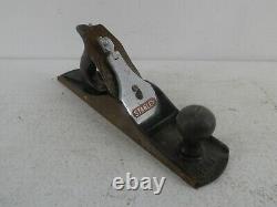 Vintage Stanley Bailey No 5 1/2 Smooth Smoothing Plane Woodwork/carpentry F8