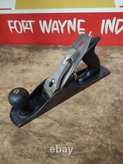 Vintage Stanley Bailey No. 5-1/4 Wood Working Plane Smooth Bottom