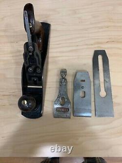 Vintage Stanley Bailey No. 5-1/4 Woodworking Jack Plane. USA. Pat. 1918 Lever Cap