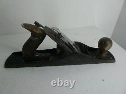 Vintage Stanley Bailey No. 5 Hand Plane Woodworking Tool (E13)