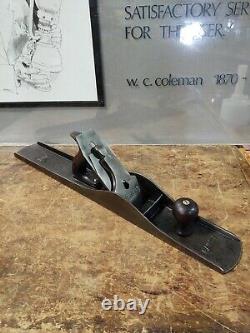 Vintage Stanley Bailey No 8 Woodworking Plane Corrugated Bottom Sweetheart