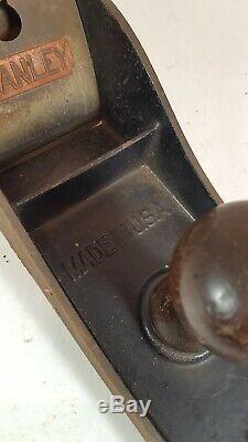 Vintage Stanley Bailey No 8 Woodworking Plane Tool Jointer Smooth Sweetheart Old