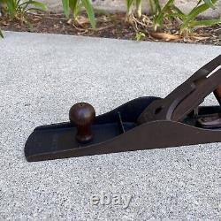 Vintage Stanley Bailey No. 8 Woodworking Wood Plane 24 Used (c)