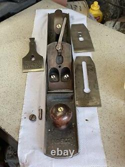 Vintage Stanley Bedrock 607C Wood Plane, Type 1 1898