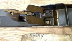 Vintage Stanley Bedrock No. 608 Woodworking Plane, Corrugated Bottom, Old Tool