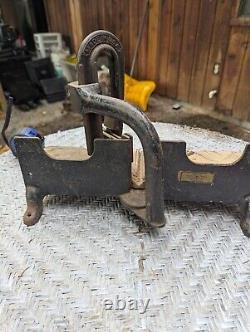 Vintage Stanley Miter Saw Box Woodworking Tool With Cool Label