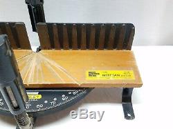 Vintage Stanley Mitre Miter Saw Box No. 60 Woodworking Tool Good Working Order