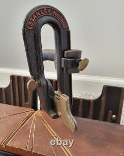 Vintage Stanley No 150 Cast Iron Miter Saw Box Woodworking Tool Made in USA