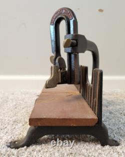 Vintage Stanley No 150 Cast Iron Miter Saw Box Woodworking Tool Made in USA