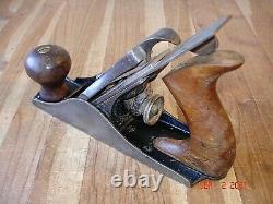 Vintage Stanley No. 2 Smooth Plane Carpenters Bench Woodworking Tool USA Made