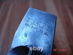 Vintage Stanley No. 2 Smooth Plane Carpenters Bench Woodworking Tool USA Made